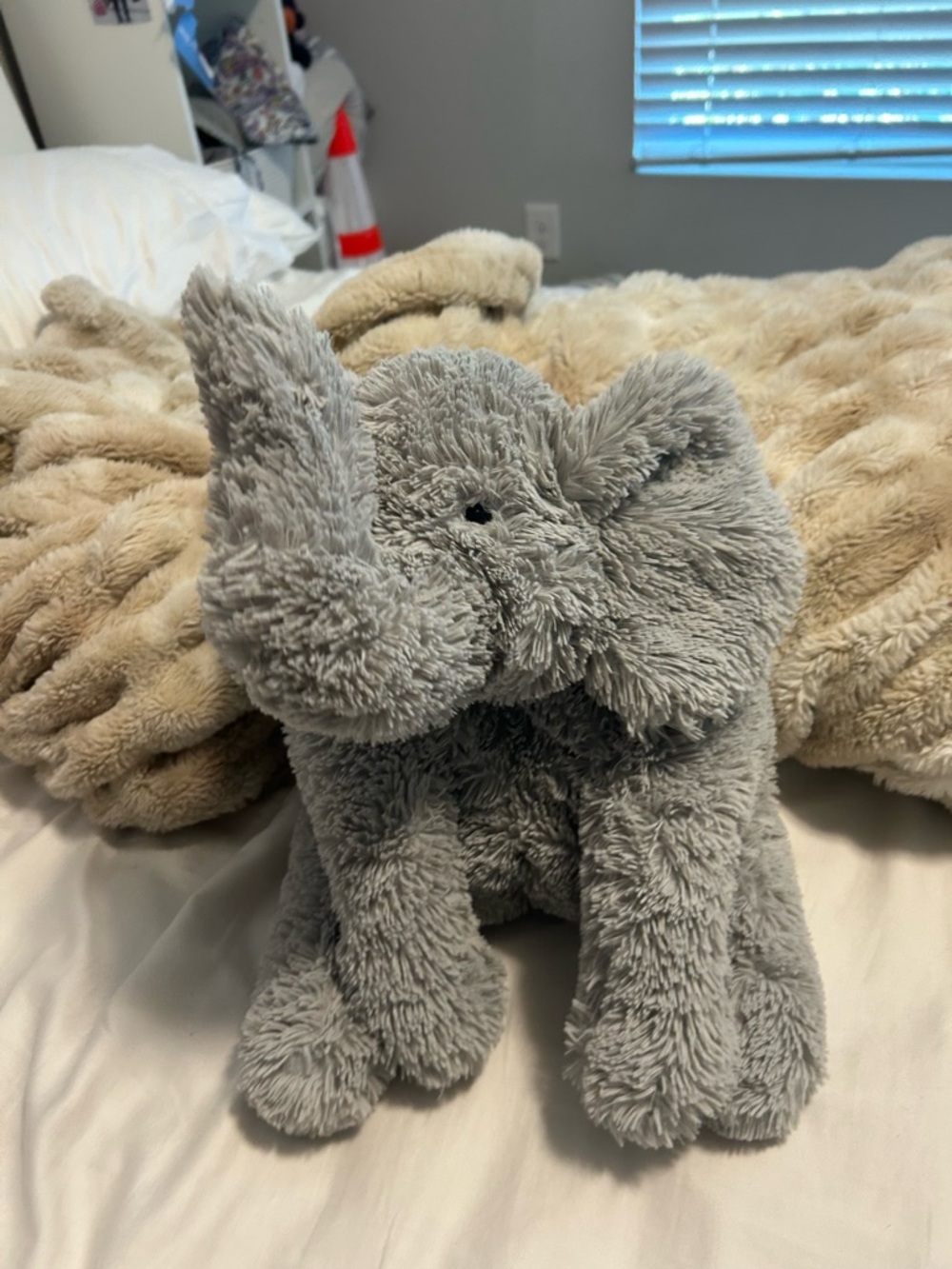 ULTRA RARE Jellycat Gray Plush Elephant from disney pop up